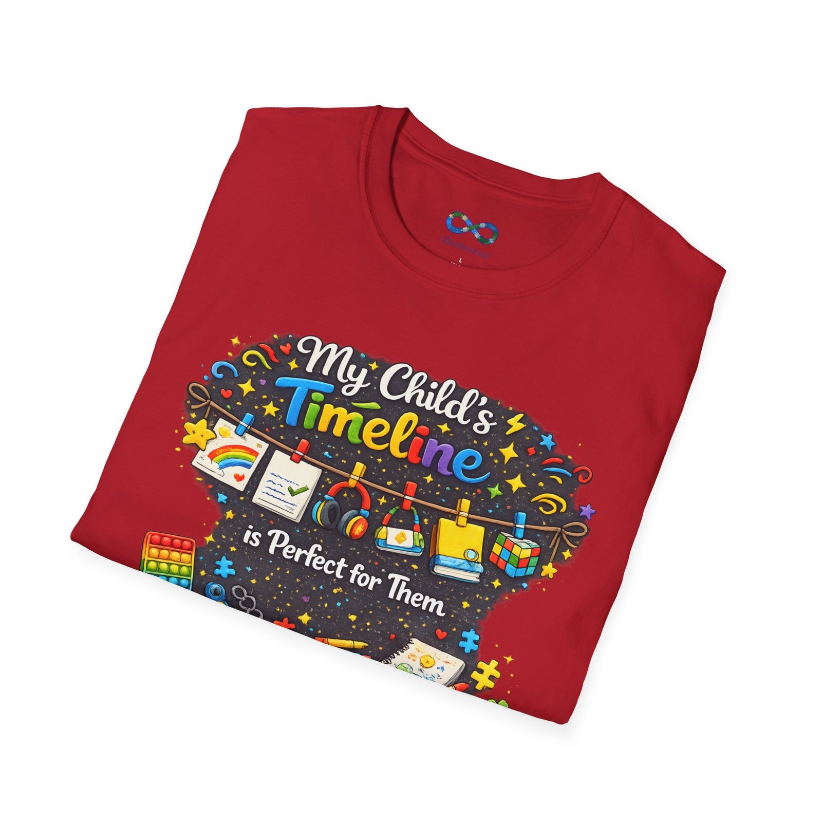 "My Child’s Timeline Is Perfect for Them" Whimsical School‑Age Tee - Image 56