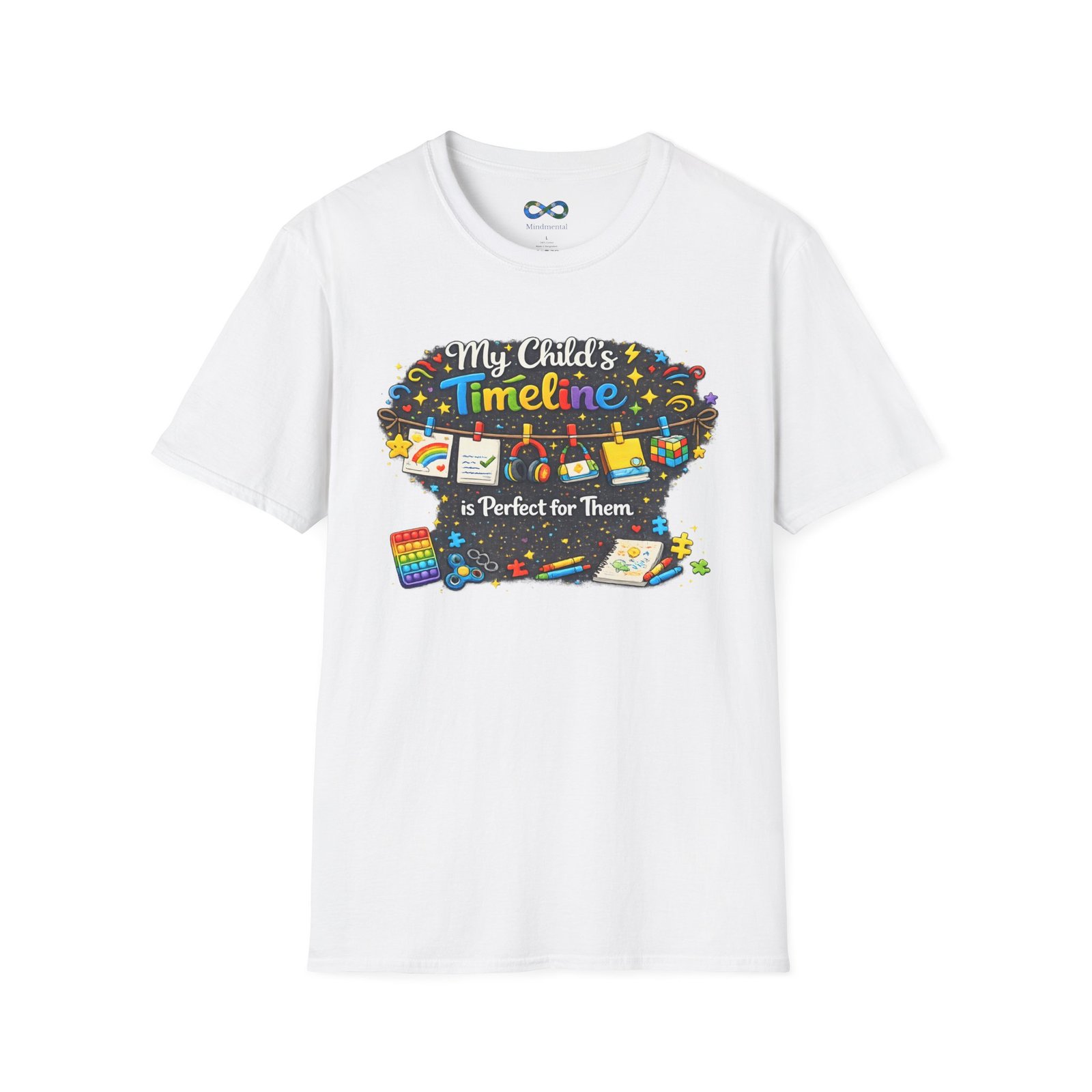 "My Child’s Timeline Is Perfect for Them" Whimsical School‑Age Tee - Image 5