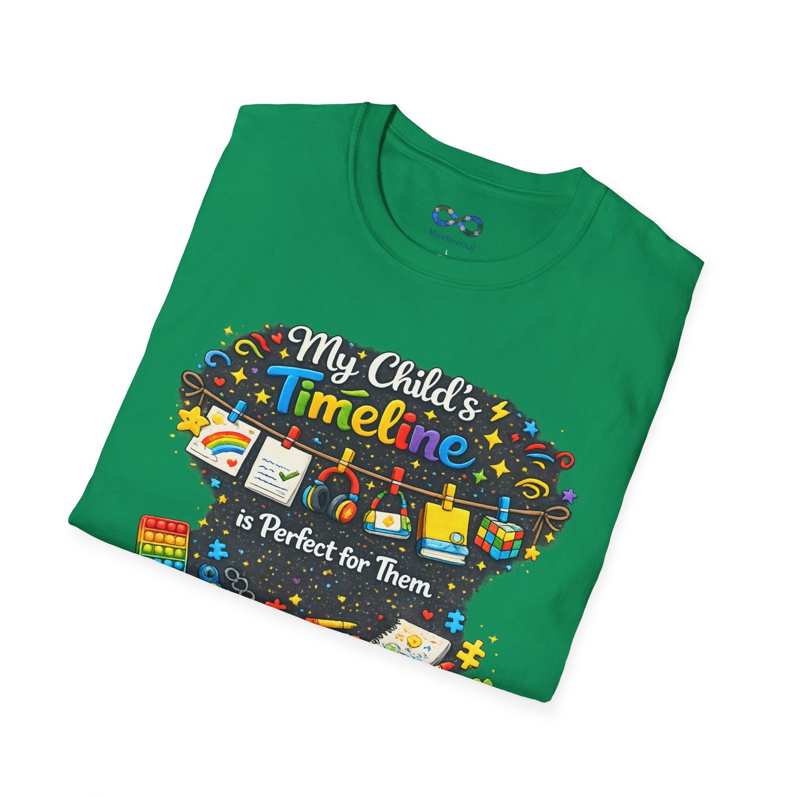 "My Child’s Timeline Is Perfect for Them" Whimsical School‑Age Tee - Image 32