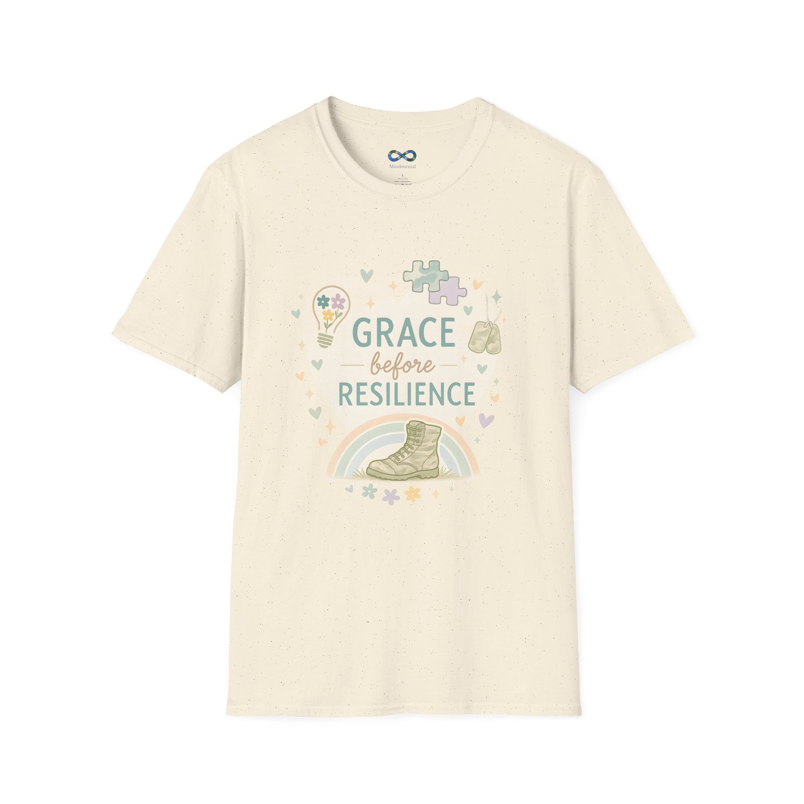 Grace Before Resilience T‑Shirt - Inspirational Military Resilience Design - Image 29