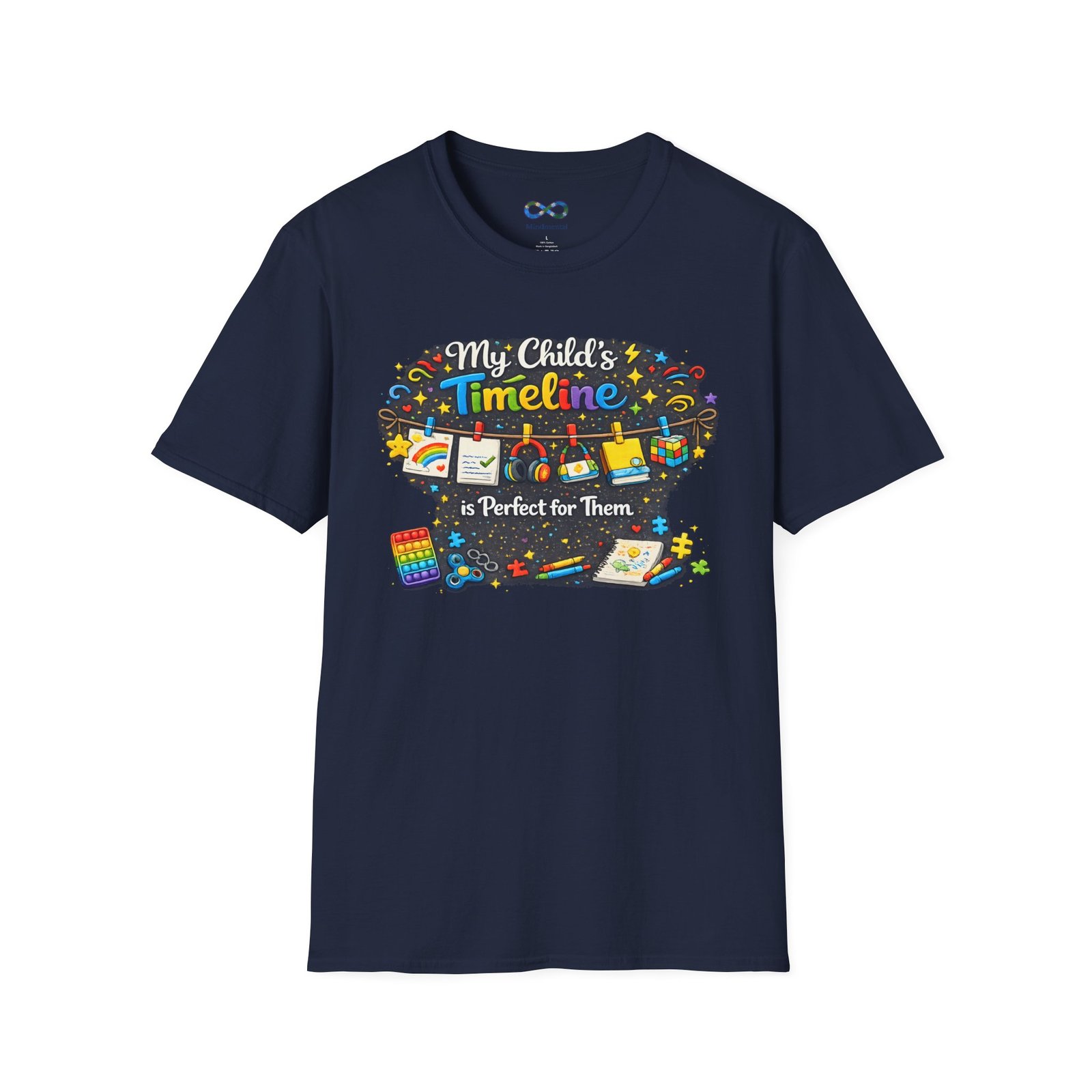 "My Child’s Timeline Is Perfect for Them" Whimsical School‑Age Tee - Image 41
