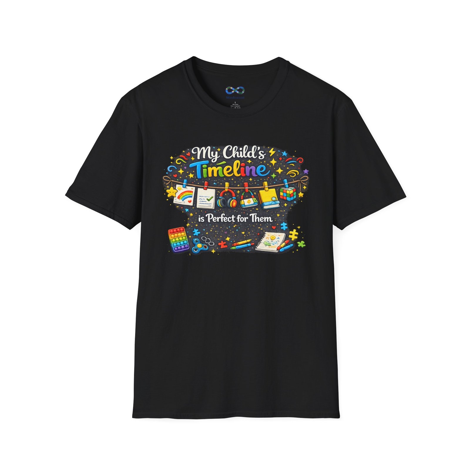 "My Child’s Timeline Is Perfect for Them" Whimsical School‑Age Tee - Image 9