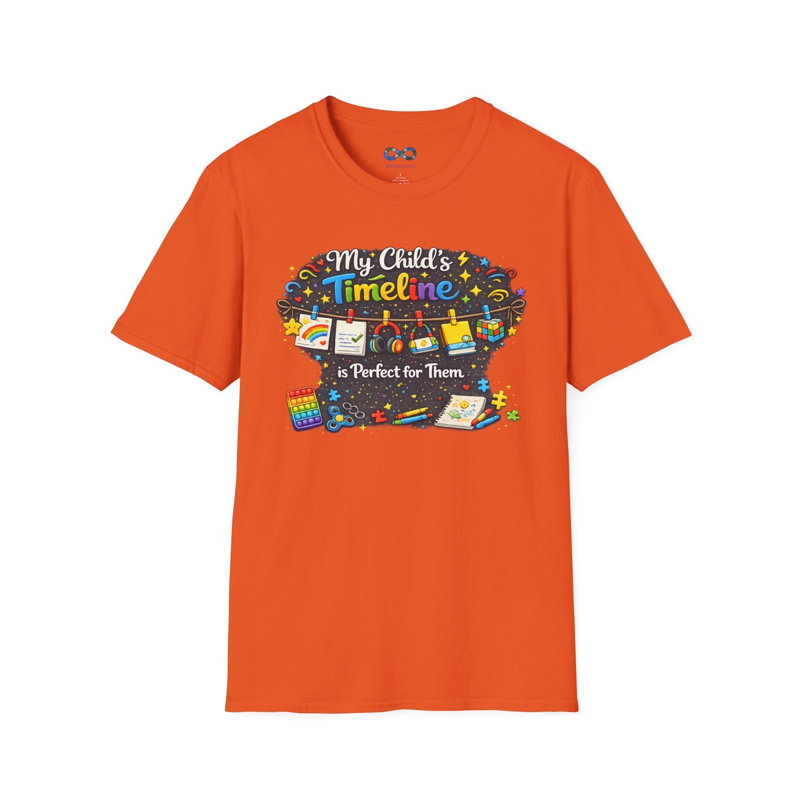 "My Child’s Timeline Is Perfect for Them" Whimsical School‑Age Tee - Image 25