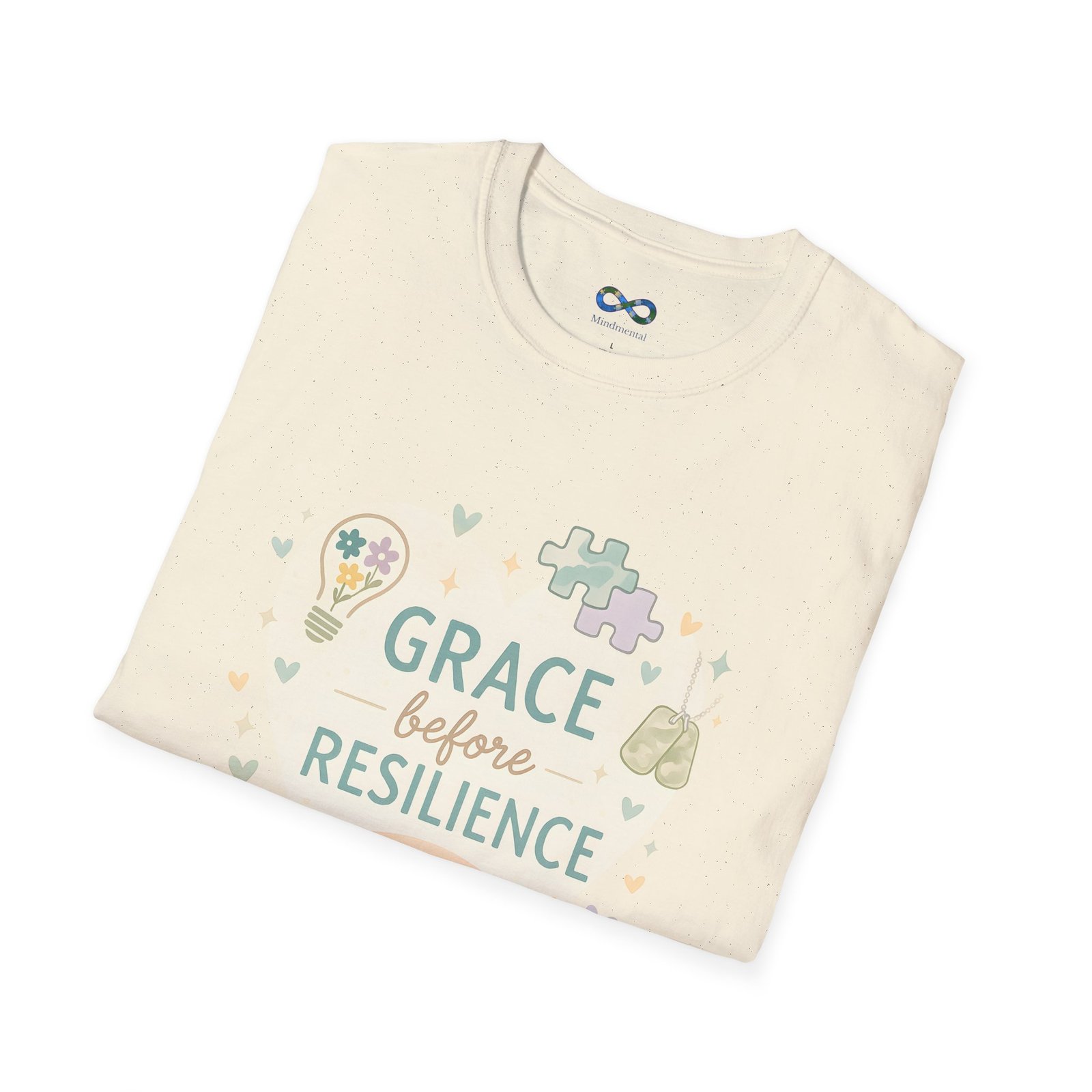 Grace Before Resilience T‑Shirt - Inspirational Military Resilience Design - Image 32