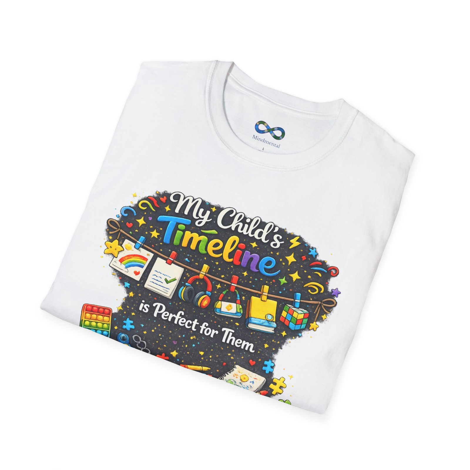 "My Child’s Timeline Is Perfect for Them" Whimsical School‑Age Tee - Image 8