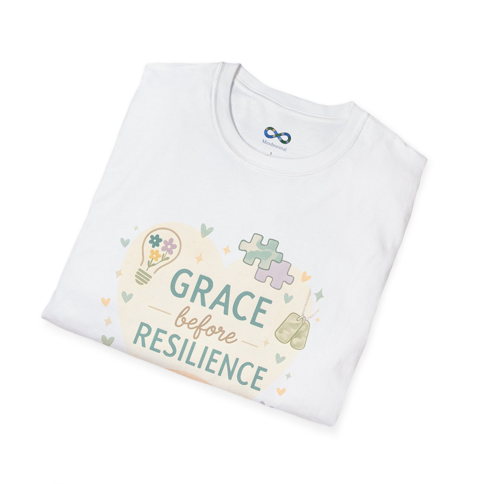 Grace Before Resilience T‑Shirt - Inspirational Military Resilience Design - Image 8