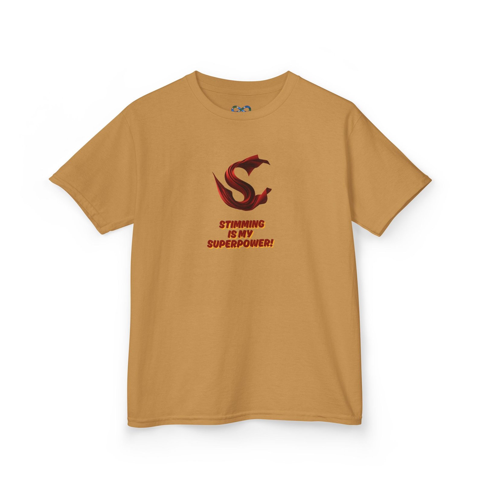 "Stimming is My Superpower" Kid's T-shirt - Image 15