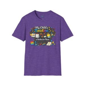 "My Child’s Timeline Is Perfect for Them" Whimsical School‑Age Tee