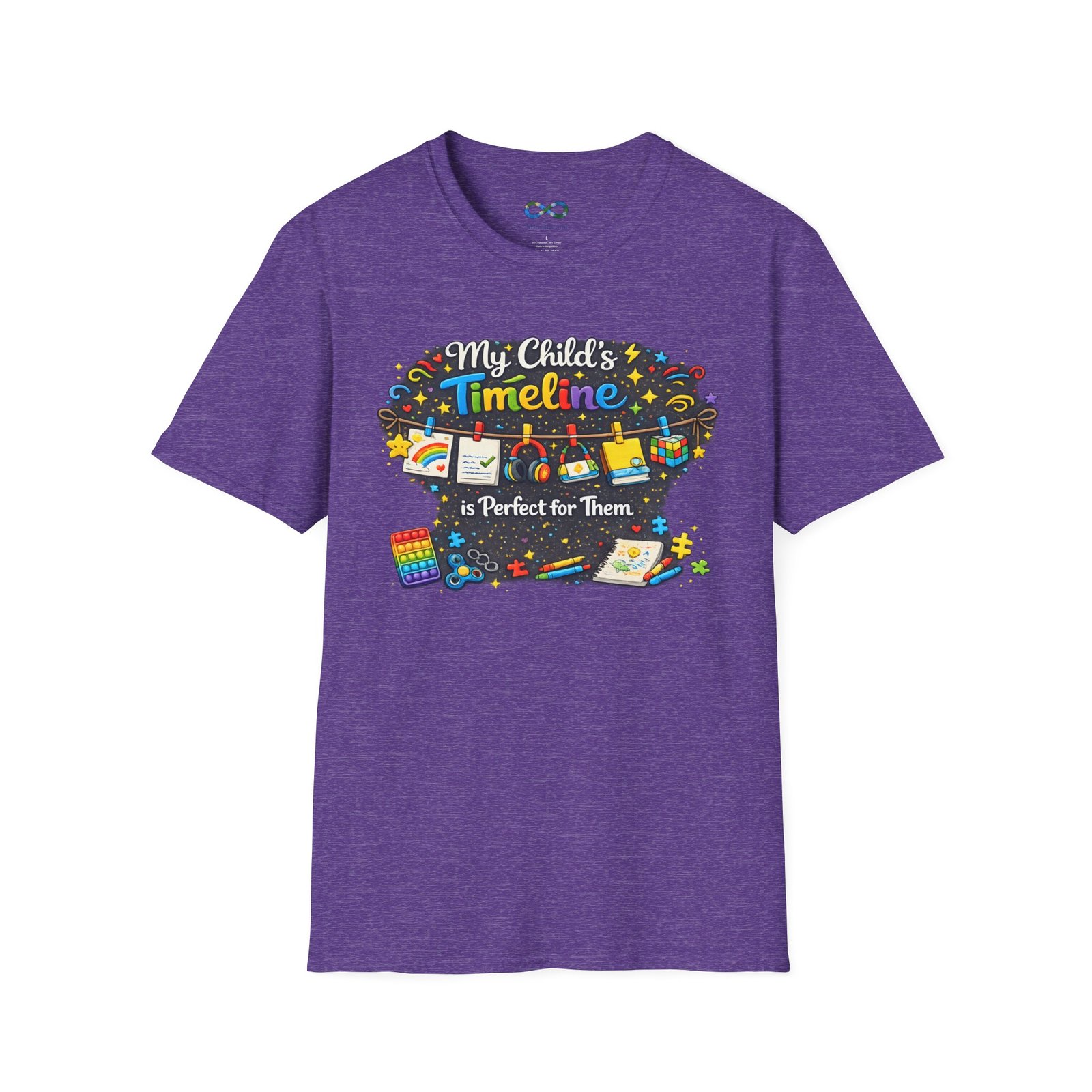 "My Child’s Timeline Is Perfect for Them" Whimsical School‑Age Tee