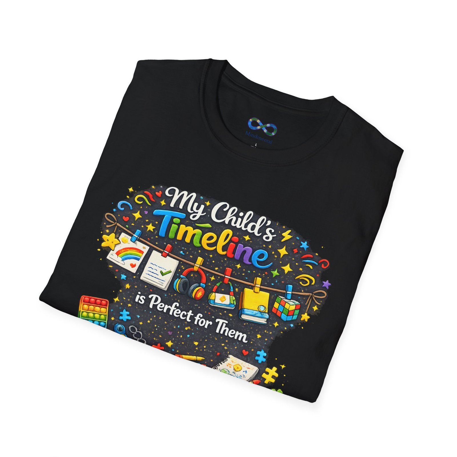 "My Child’s Timeline Is Perfect for Them" Whimsical School‑Age Tee - Image 12