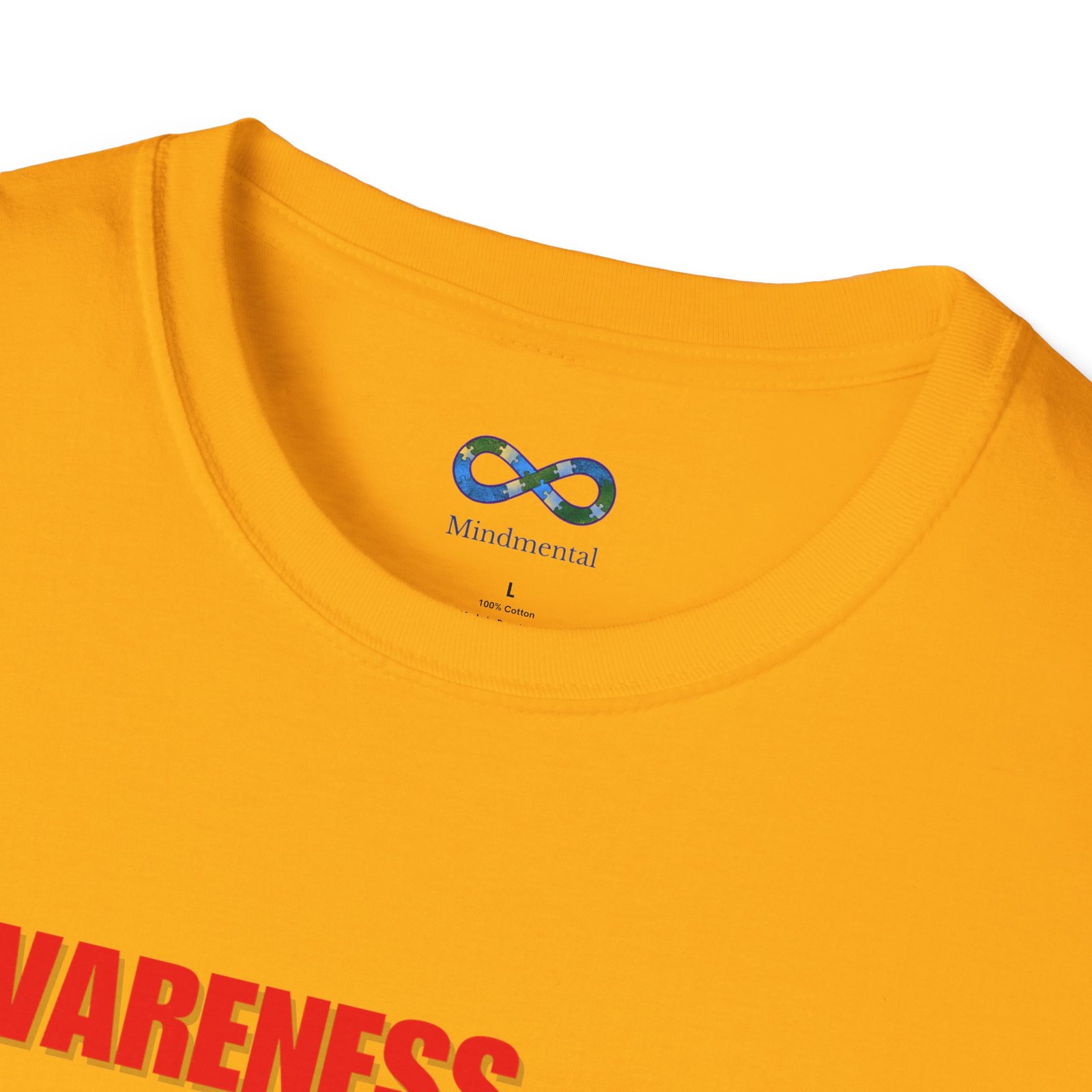 Awareness. Acceptance. Inclusion. Always. T-Shirt — Equality Statement Message Tee - Image 3