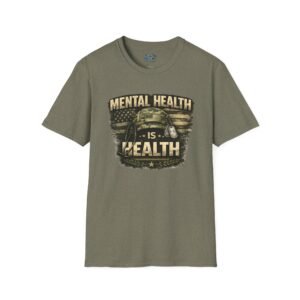 Mental Health Is Health T-Shirt - Bold Mental Health Awareness Graphic Tee