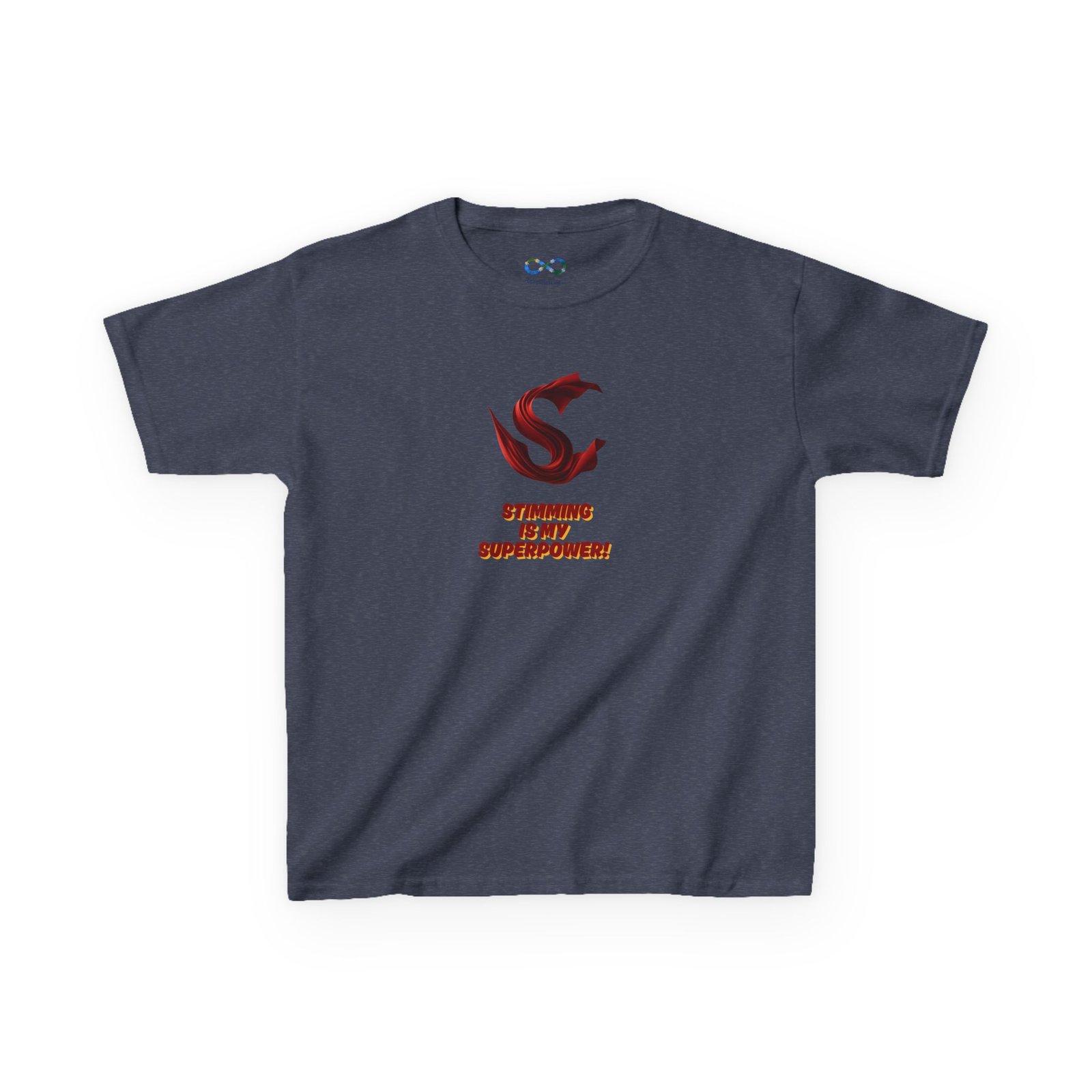 "Stimming is My Superpower" Kid's T-shirt - Image 21