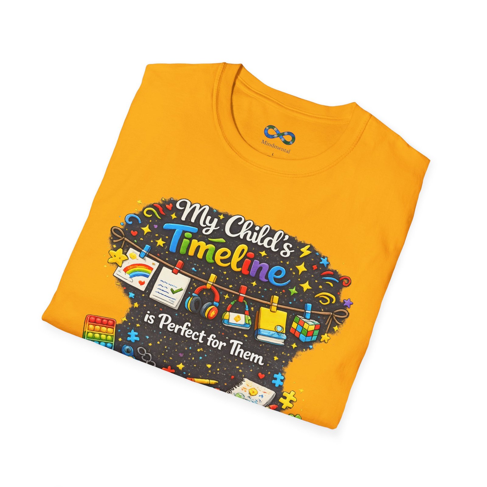 "My Child’s Timeline Is Perfect for Them" Whimsical School‑Age Tee - Image 24