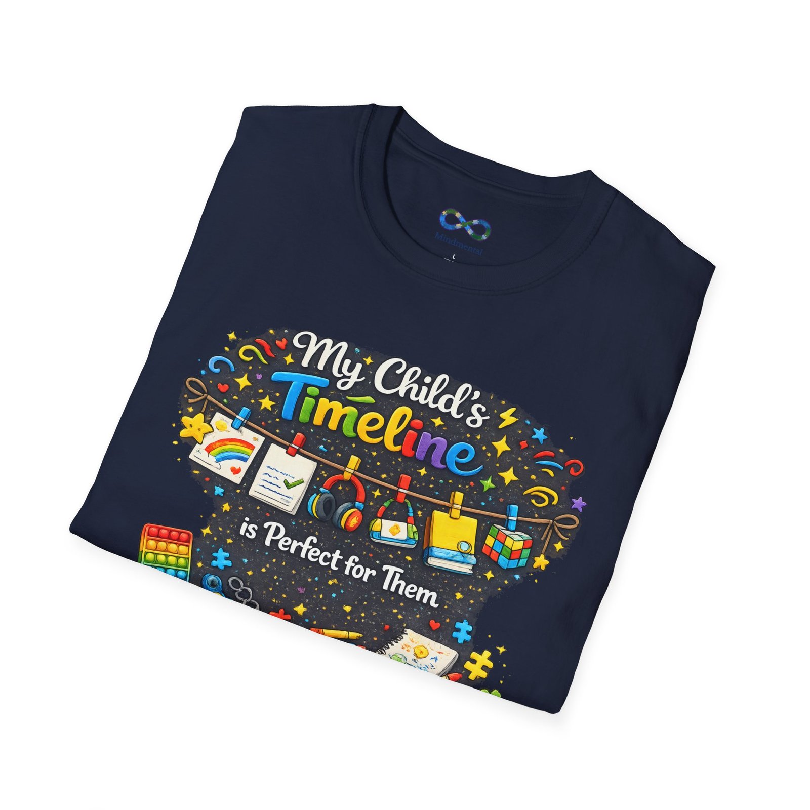 "My Child’s Timeline Is Perfect for Them" Whimsical School‑Age Tee - Image 44