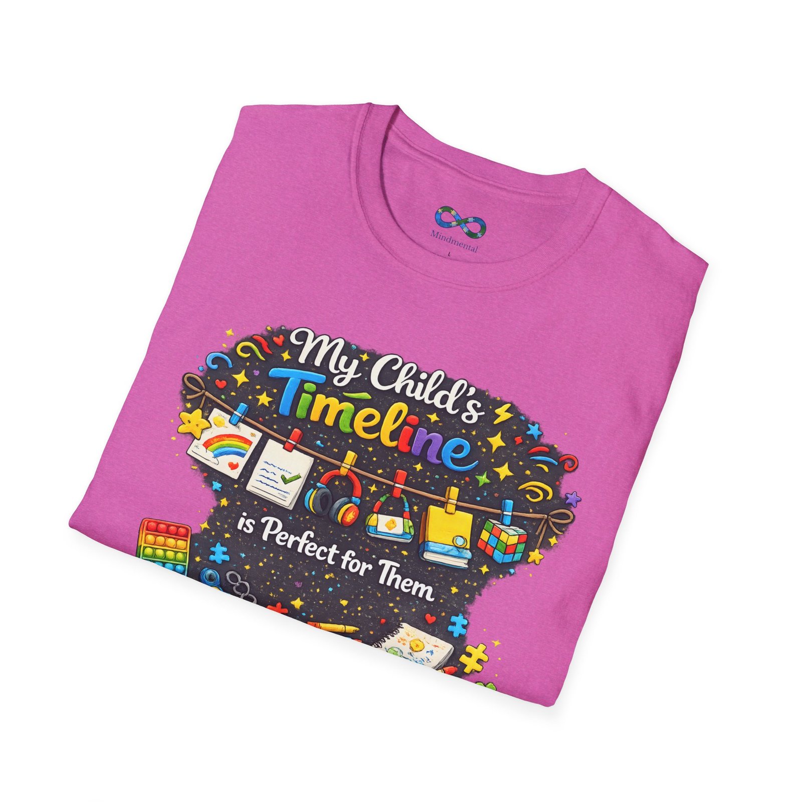 "My Child’s Timeline Is Perfect for Them" Whimsical School‑Age Tee - Image 52