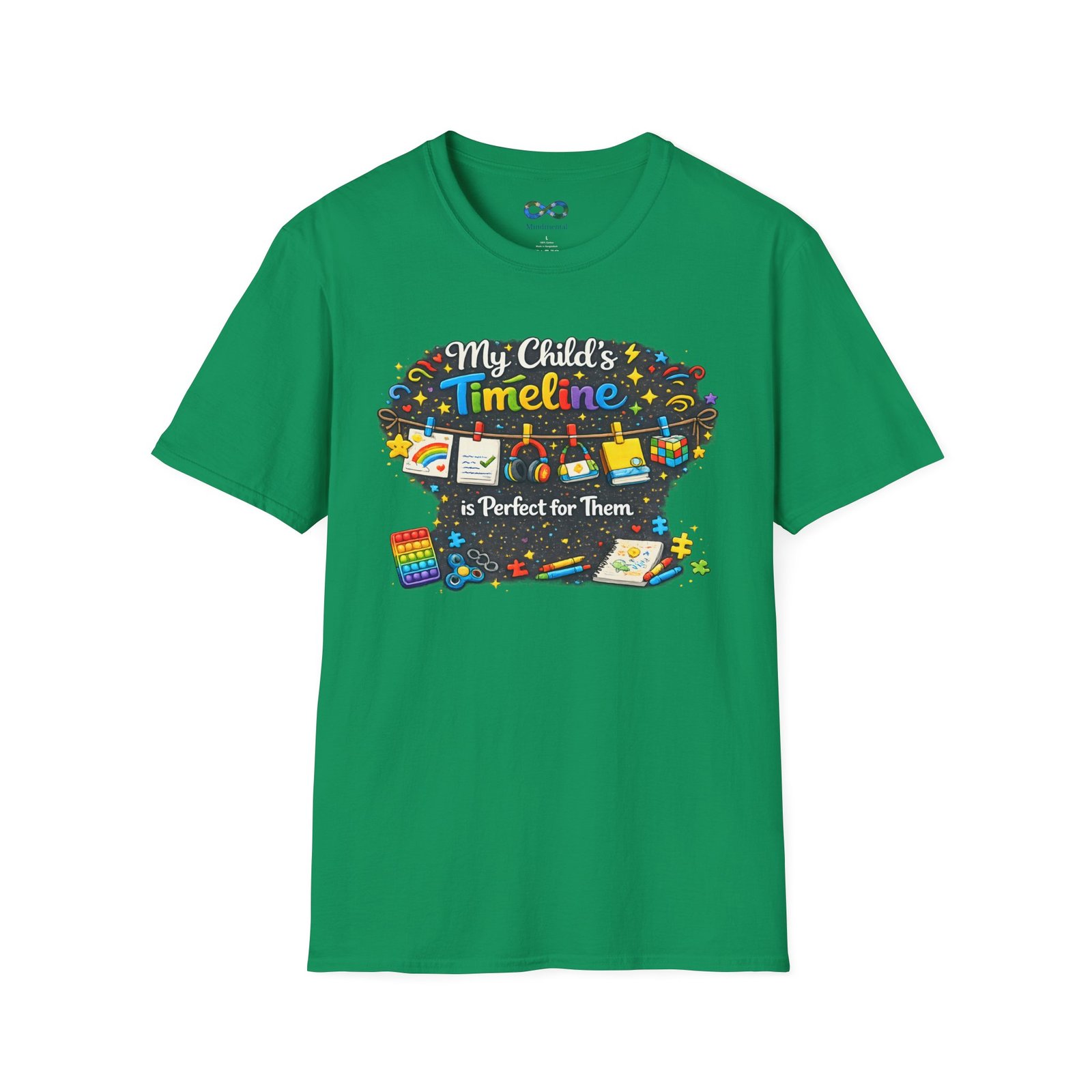 "My Child’s Timeline Is Perfect for Them" Whimsical School‑Age Tee - Image 29