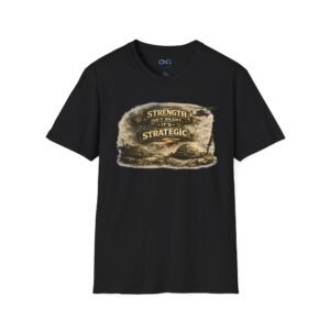 Strength Isn’t Silent - It's Strategic - Military T-Shirt
