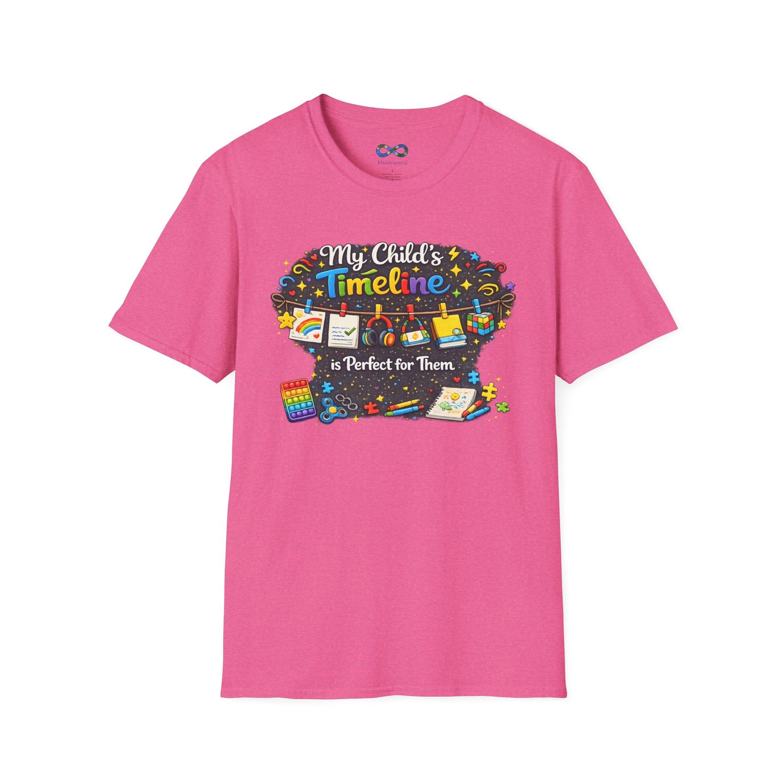"My Child’s Timeline Is Perfect for Them" Whimsical School‑Age Tee - Image 45