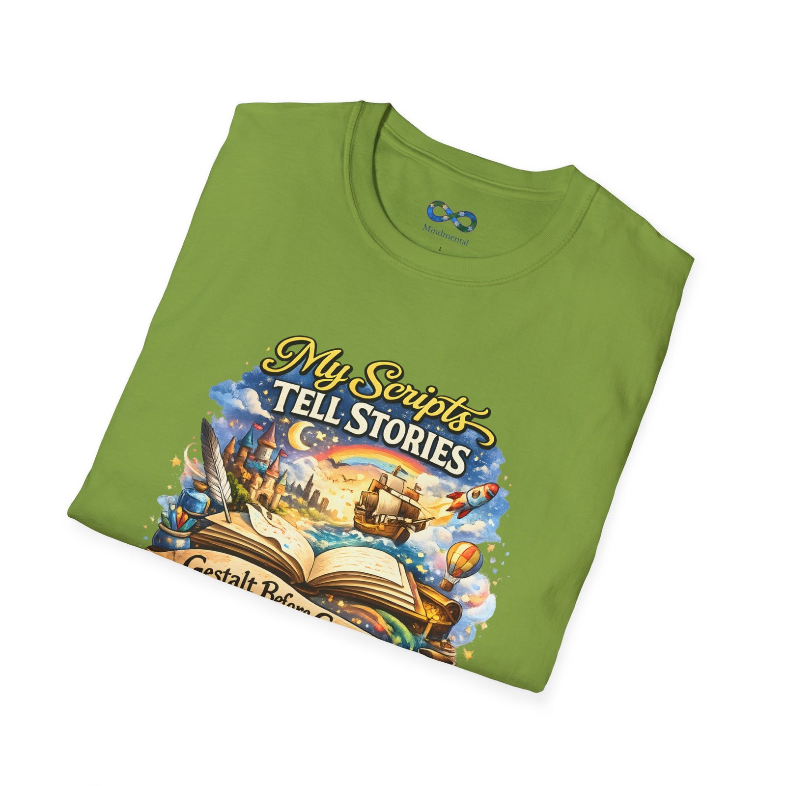 "My Scripts Tell Stories / Gestalt Before Grammar" Communication‑First Tee - Image 32