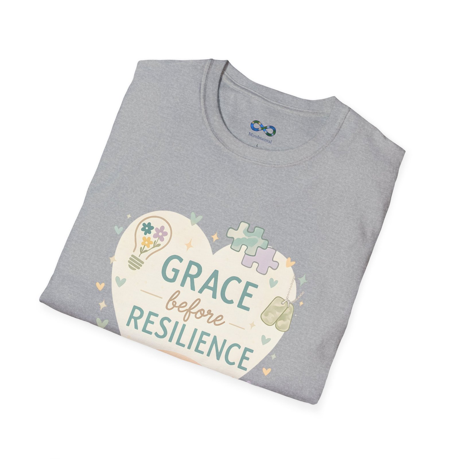 Grace Before Resilience T‑Shirt - Inspirational Military Resilience Design - Image 28