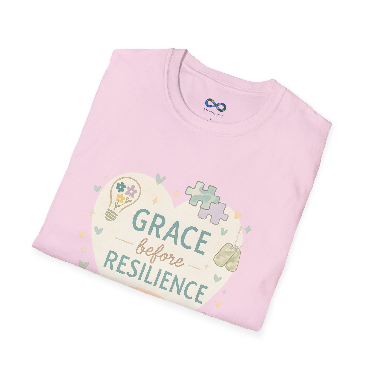 Grace Before Resilience T‑Shirt - Inspirational Military Resilience Design - Image 48