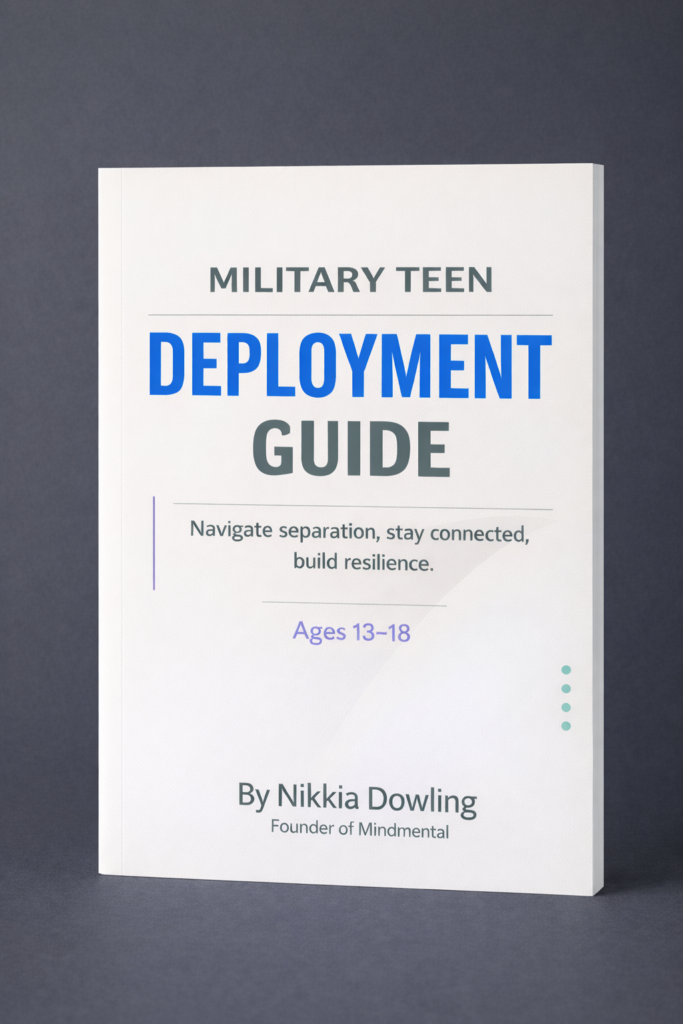 military teen deployment mock up gray