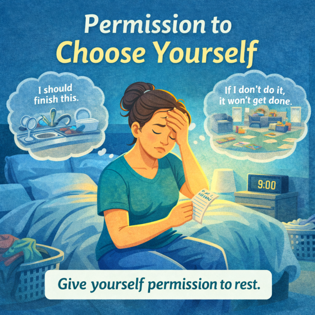 You don;t need permission to choose yourself